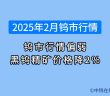 2025年2月鎢價行情如何