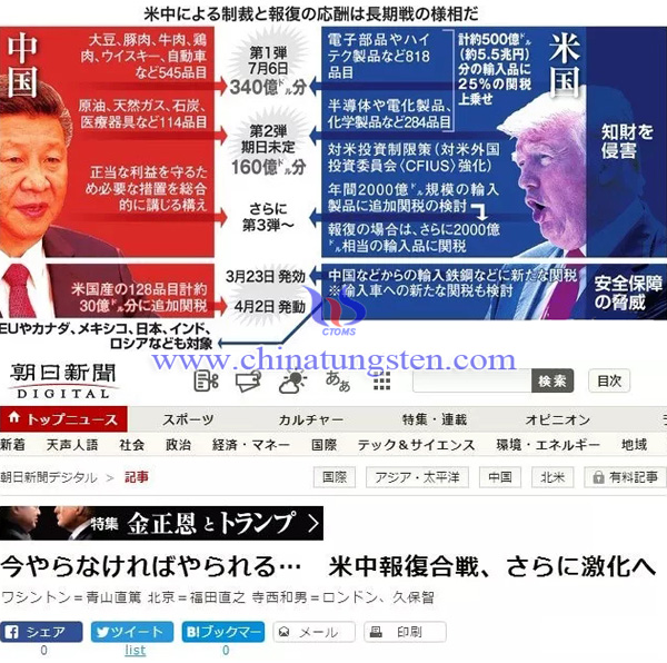 日本朝日新聞稱中國會先於美國採取措施圖片